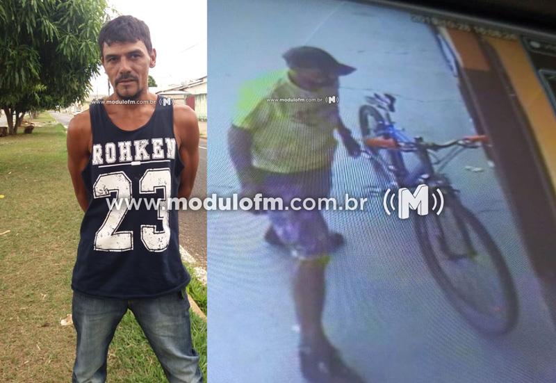 Ladrão que atacou comércio de idosa de 68 anos...