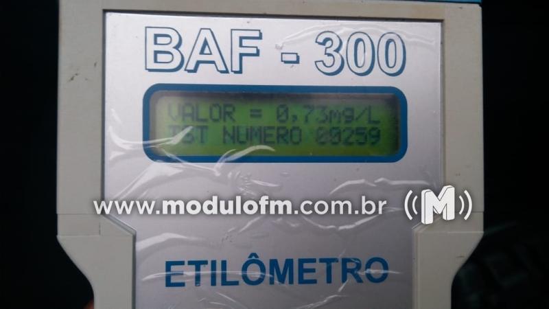 Motociclista se envolve em acidente e é preso por...