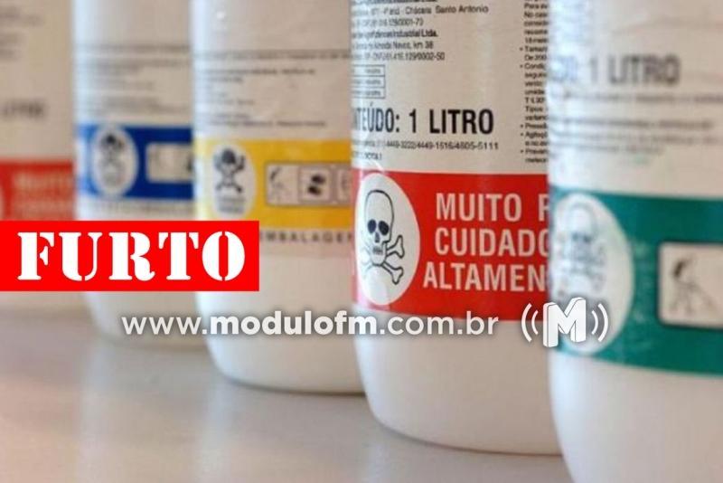 Ladrões invadem fazenda e furtam 500 kg de defensivos...