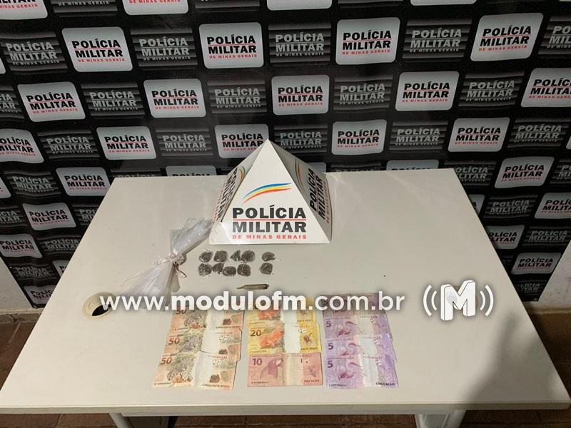 Homem é preso com 10 buchas de maconha em Patrocínio