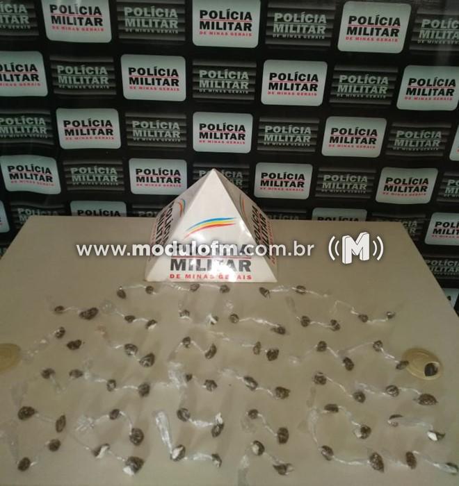 PM apreende mais um menor por tráfico de drogas...