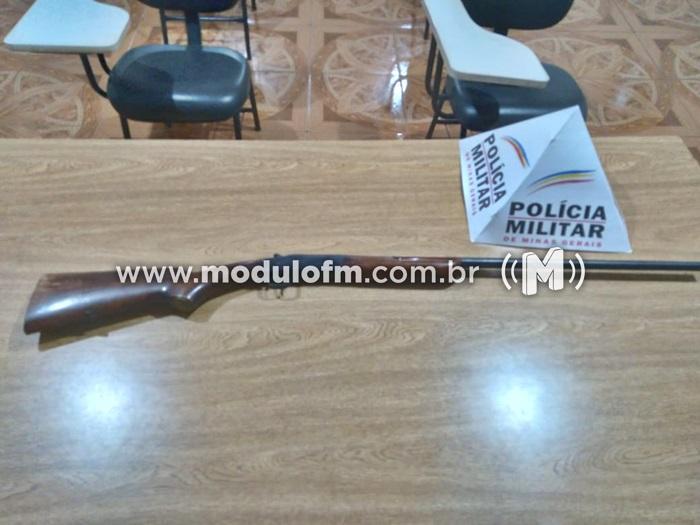 Polícia Militar prende autor por posse ilegal de arma...