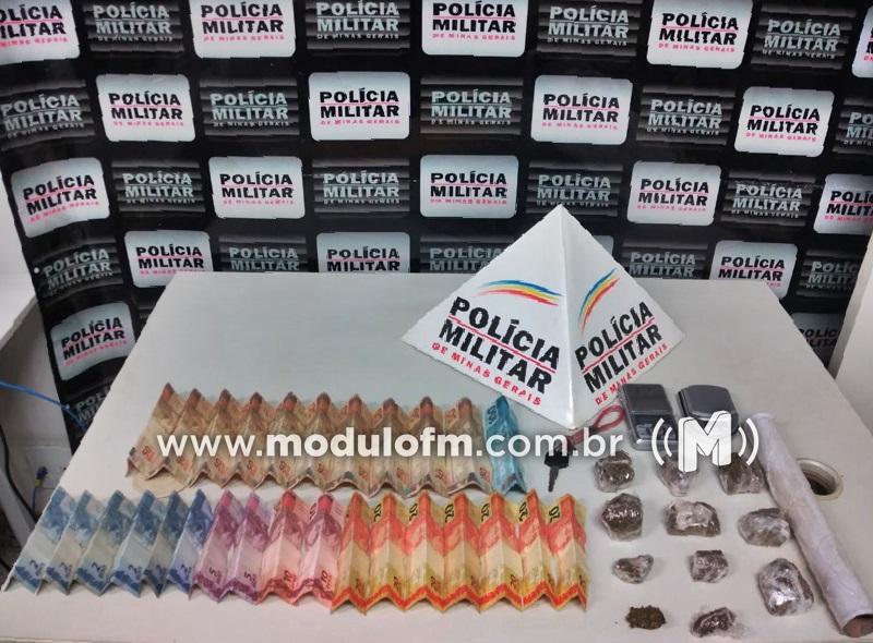 Boca de fumo é fechada e três são detidos...