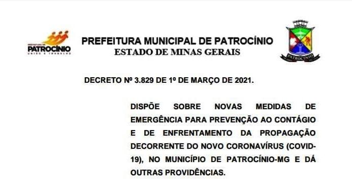 Em novo decreto, prefeito flexibiliza funcionamento de estabelecimentos comerciais, venda de bebida alcoólica continua proibida