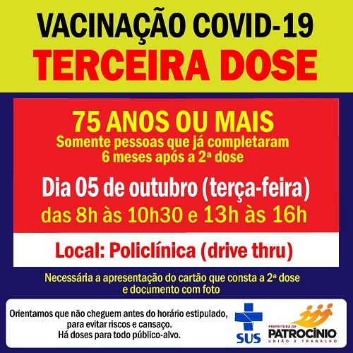 Nesta terça-feira (05/10) pessoas com 75 anos ou mais,...