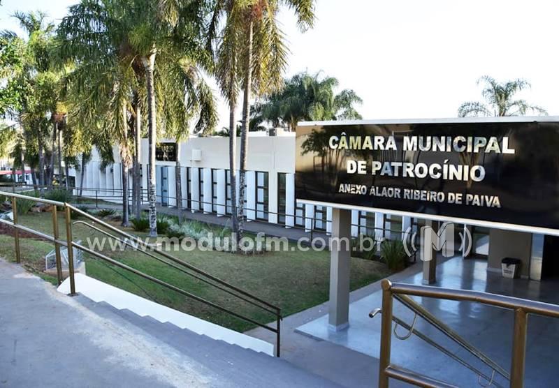 Câmara Municipal de Patrocínio realizará Reunião Extraordinária nesta quinta-feira (6)