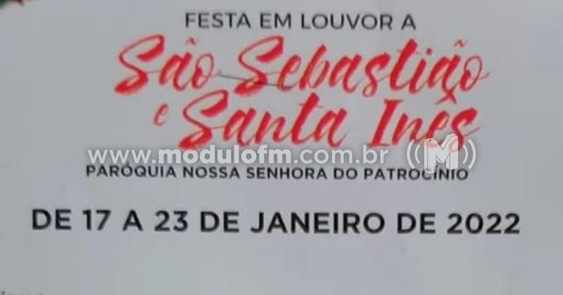 Festa em Louvor ao São Sebastião e à Santa Inês será realizada na próxima semana