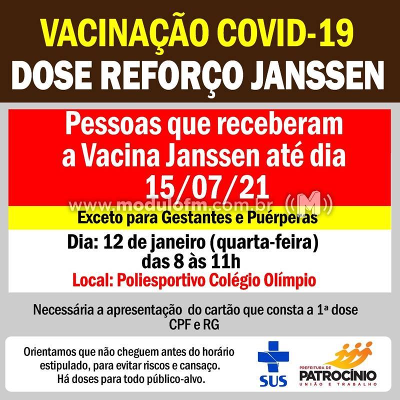 Secretaria de Saúde imunizará com a dose de reforço...