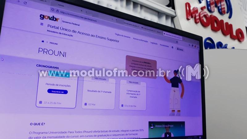 Estão abertas as inscrições do Prouni para o primeiro...