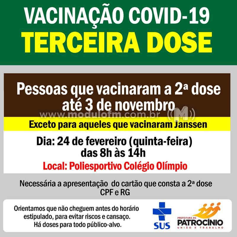 Secretaria de Saúde imunizará pessoas que receberam 2ª dose...