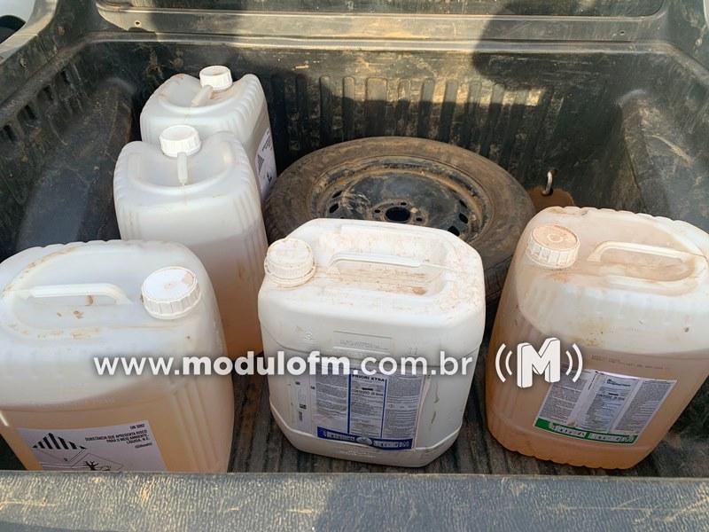 Funcionário de fazenda é preso por suspeita de furto de fertilizantes
