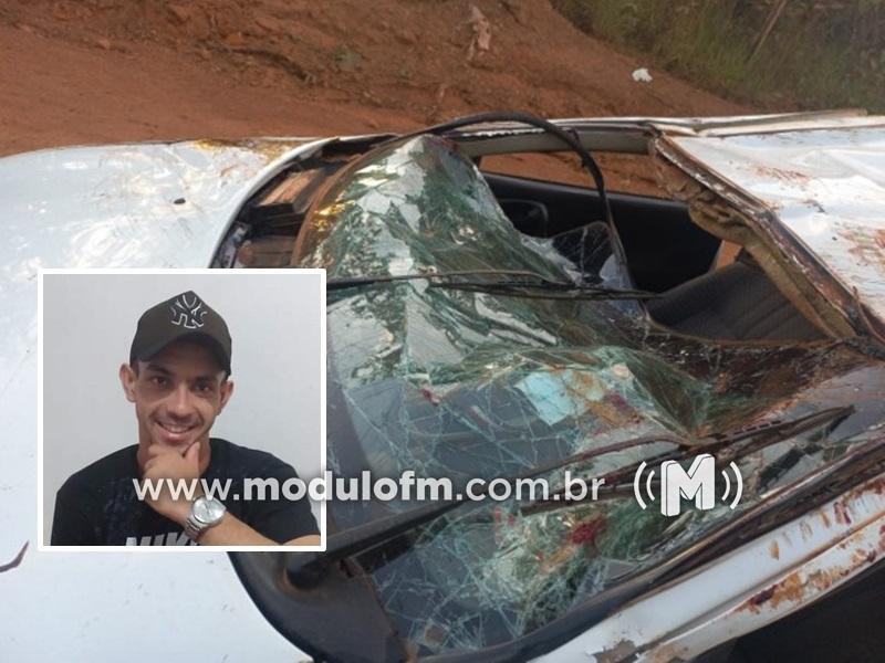 Motorista morre após veículo capotar na zona rural de...