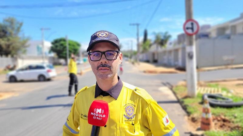 SESTRAN realiza orientação de condutores após liberação de tráfego...