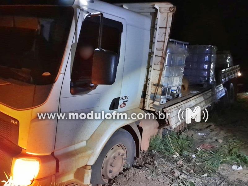 Polícia Militar de Guimarânia recupera caminhão e carga valiosa...
