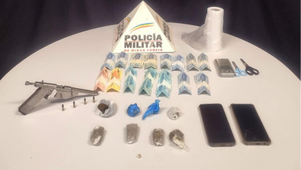 Casal é preso com drogas e arma durante ação...
