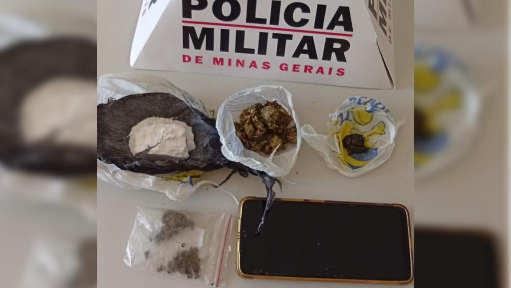 Menor é apreendido e homem preso por tráfico de...