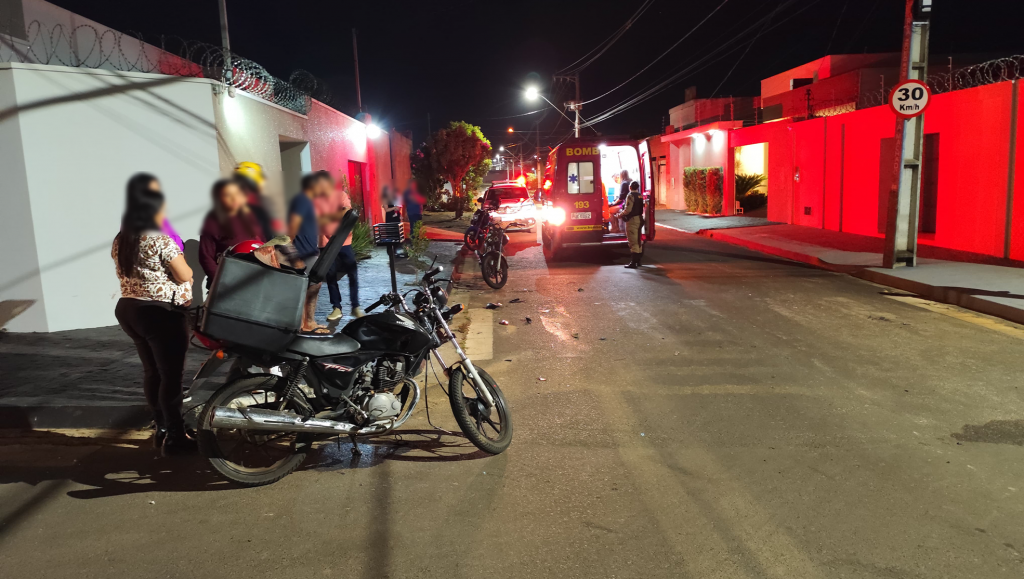 Acidente entre motocicletas deixa dois feridos no bairro Morada...
