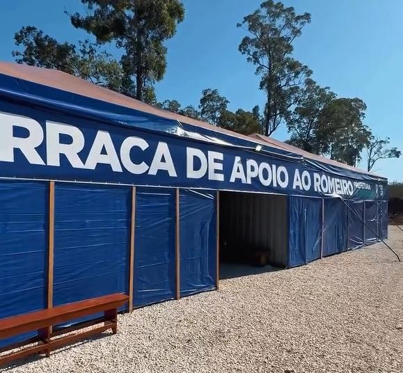 Imagem 4 do post Barracas de apoio aos romeiros da Prefeitura de Patrocínio iniciam atendimentos