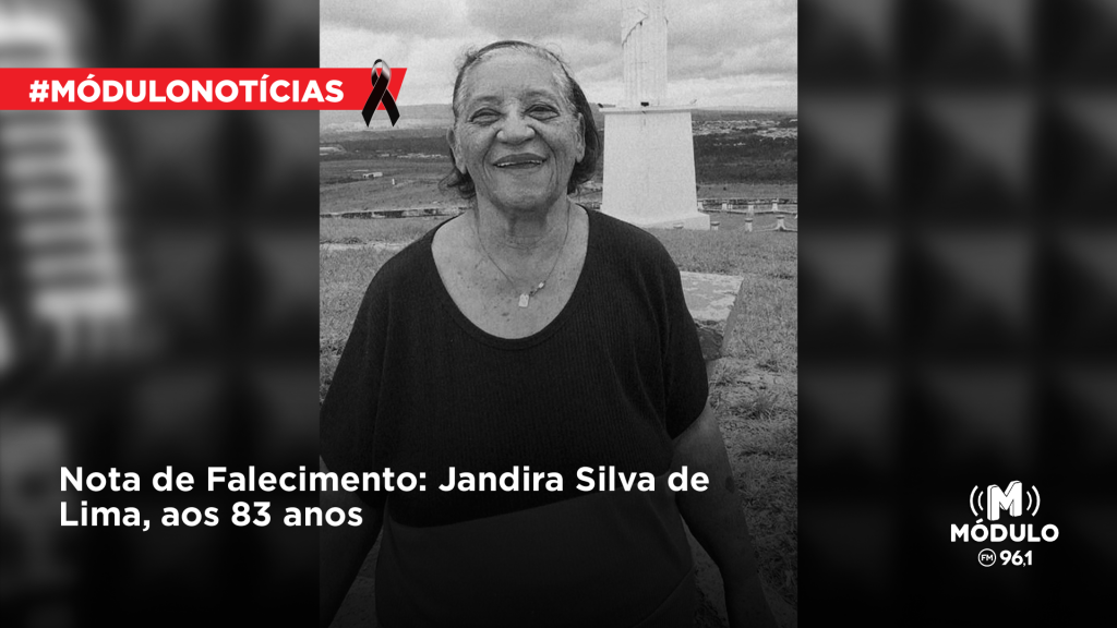 Nota de Falecimento: Jandira Silva de Lima, aos 83 anos