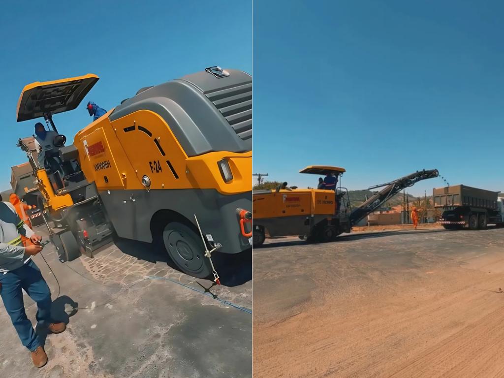 Obras de recuperação avançam na MG-230 com início da fresagem do asfalto