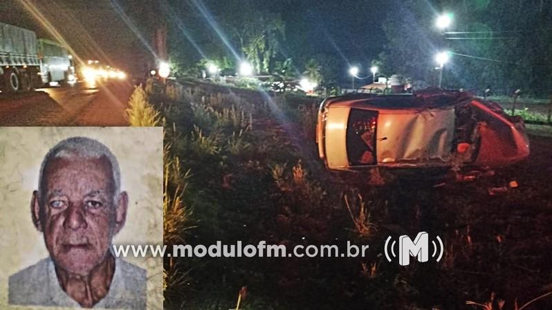 BR-365: Acidente fatal deixa idoso morto e feridos em Patrocínio