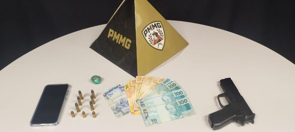Autor é preso com munições calibres .38, .380 e simulacro de arma de fogo no Amir Amaral
