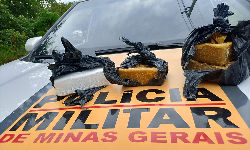 Jovem é preso com drogas avaliadas em R$ 150 mil na BR-352, em Coromandel