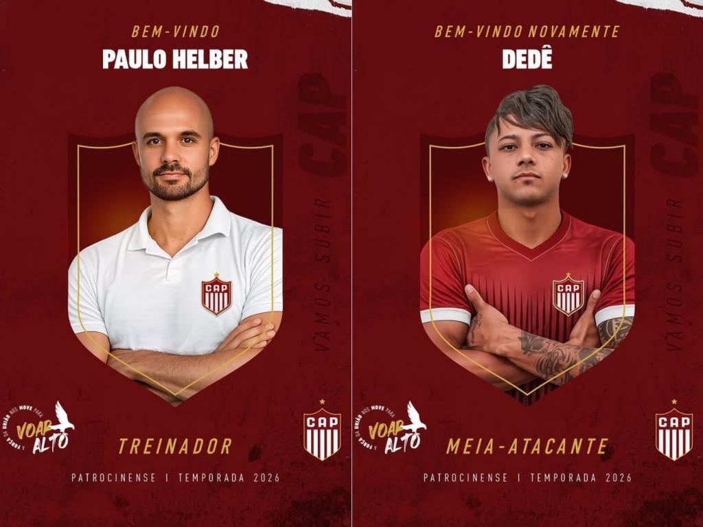 CAP anuncia treinador e acerta retorno de Dedê no aniversário do clube